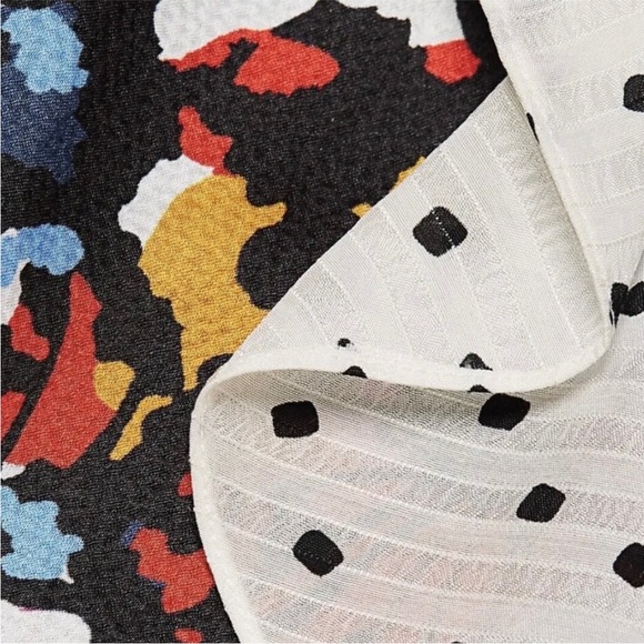 TANYA TAYLOR Bianka Ruffle Confetti Dot Wrap Dress - Picture 7 of 12